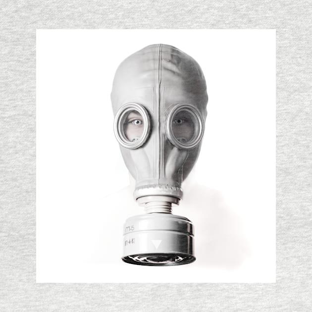 Light Gray Gas Mask by Wuhuu